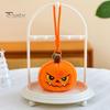 Creative Pumpkin Plushies Halloween Plush Keychain, Cute Spooky Stuffed Toy Pendant for Bag Charm Keys, Soft Mini Doll Hanging Ornament Festival