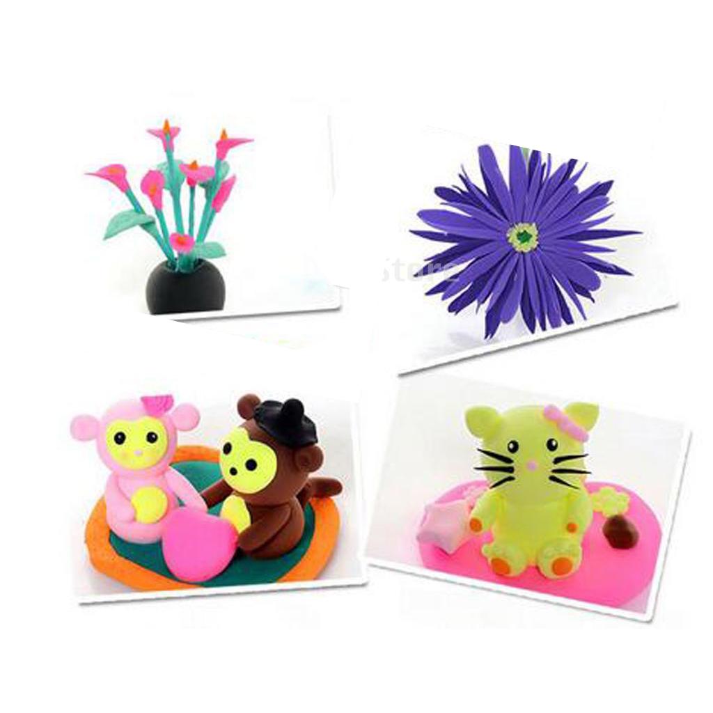 24 Colors Ultra-light Putty Soft Ploymer DIY Modeling Clay Colorful Play with 3 Tools Children
