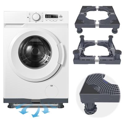 Laundry Pedestal Adjustable Washer and Dryer Stand Multi-Functional Washing Machine Stand for Dryer Refrigerator Washing Machine