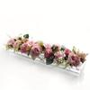 Transparent Clear Acrylic Flower Vase Leak-Proof Hydroponic Flower Pot  Dining Table Decorative
