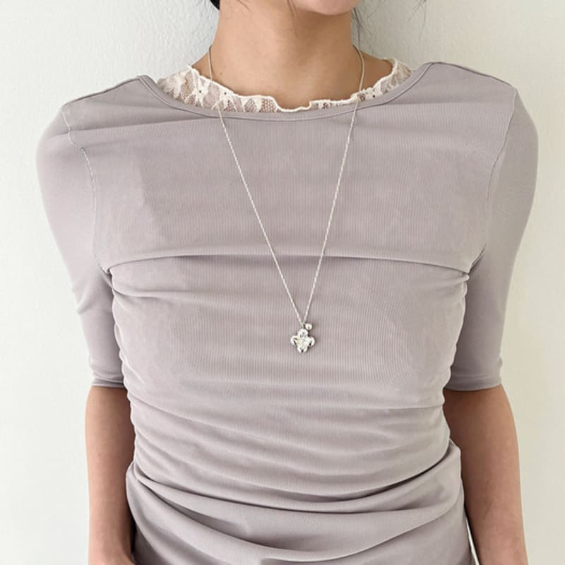 NUDOOR Flower cushion necklace