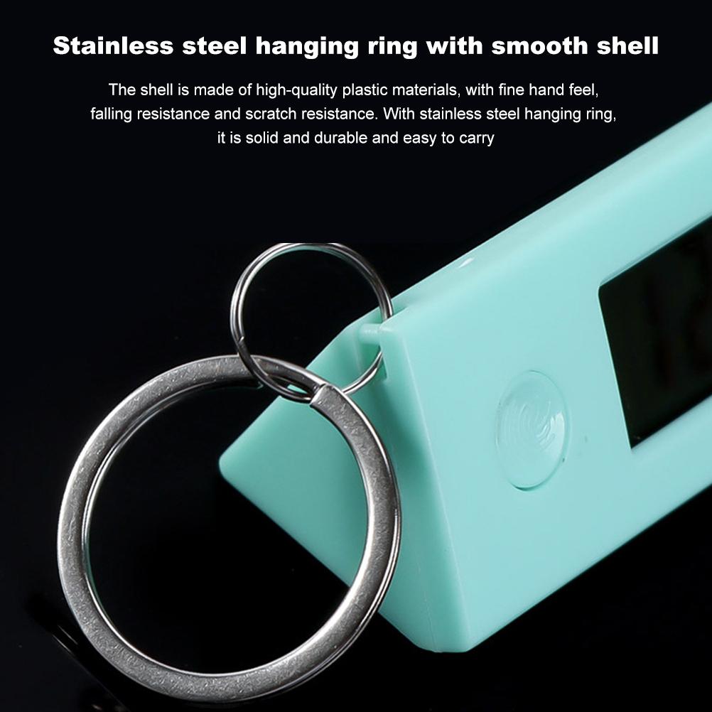 5 Stück Schlüsselanhänger Taschenuhr Tragbare Digitaluhr Schlüsselanhänger Rucksack Schlüsselanhänger Uhr für Kinder