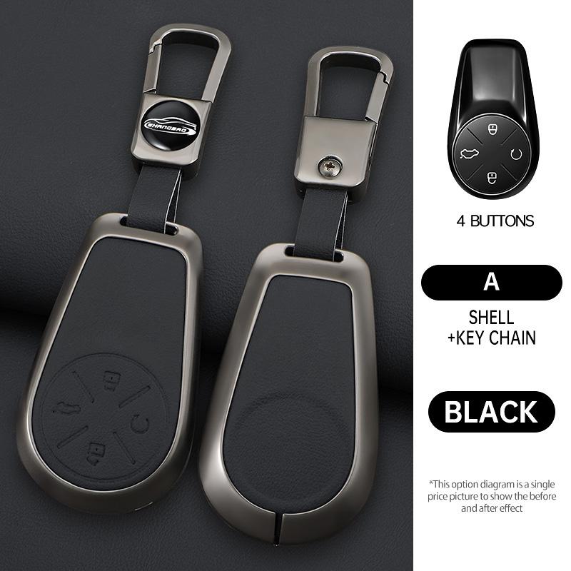 Key Fob Cover Fit For Auto Key Fob Ring Fit For Chery Auto Exeed Series VX Rx Cdm\Lx Phev Modified Key Fob Remote Cover Protector Automotive Key