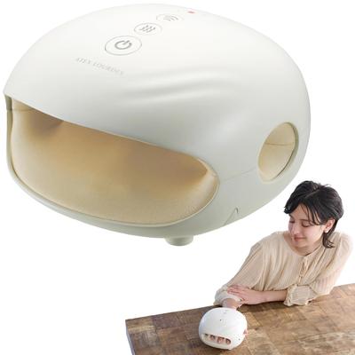ATEX Lourdes Cordless Hand Massager AX-HP285wh White - Pressure and Heat Massager for Hands - Unisex - Suitable for Both Hands - Perfect Gift for Moth