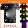 Stylish 3d Printing Round Neck Short Sleeve Shirt For Men In Soft Breathable Fabric