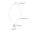 Starfish Pendant Choker Alloy Material Neck Jewelry Party Jewelry Beach Jewelry