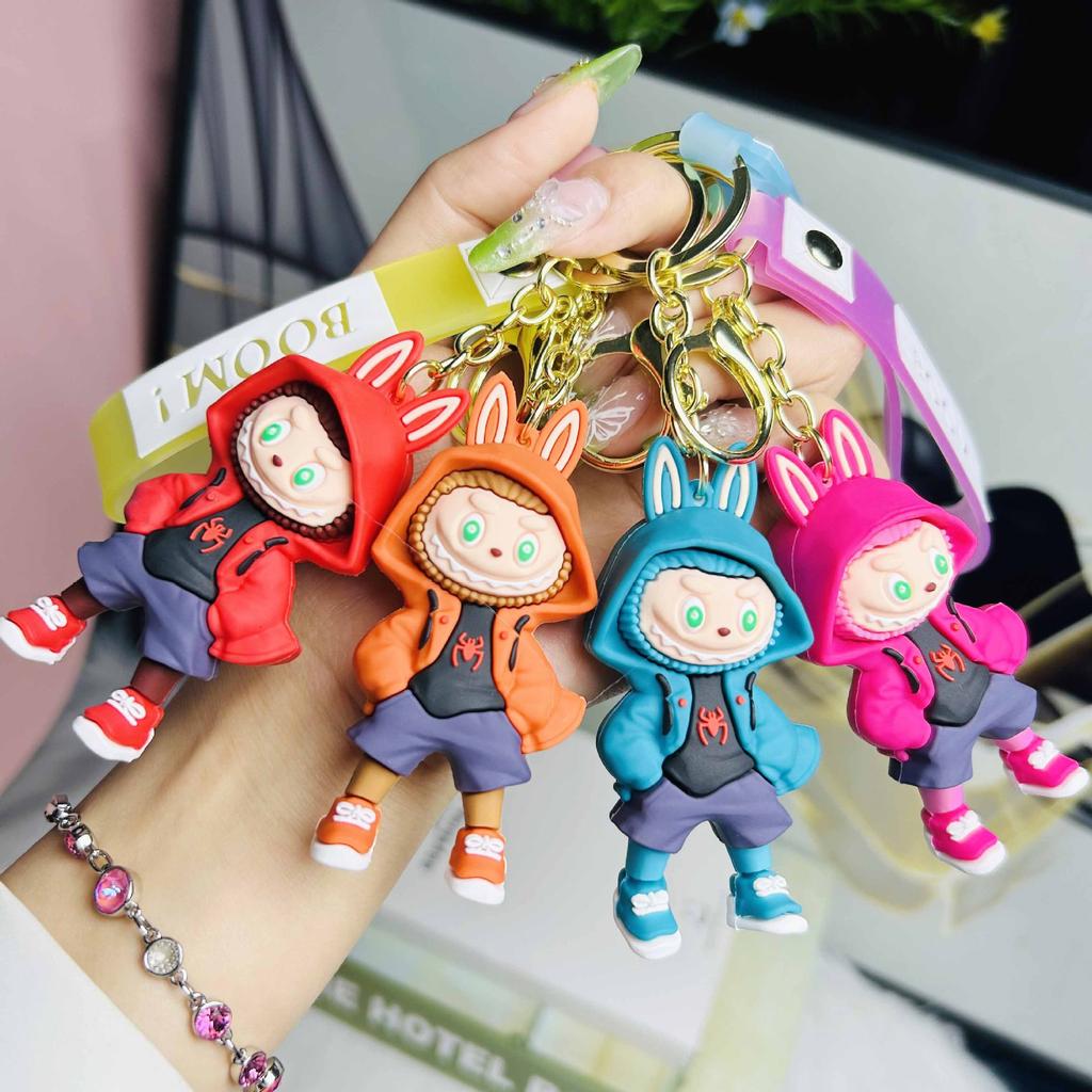 Sweater Keychain Sheep Silicone Doll Schoolbag Keychain Pendant