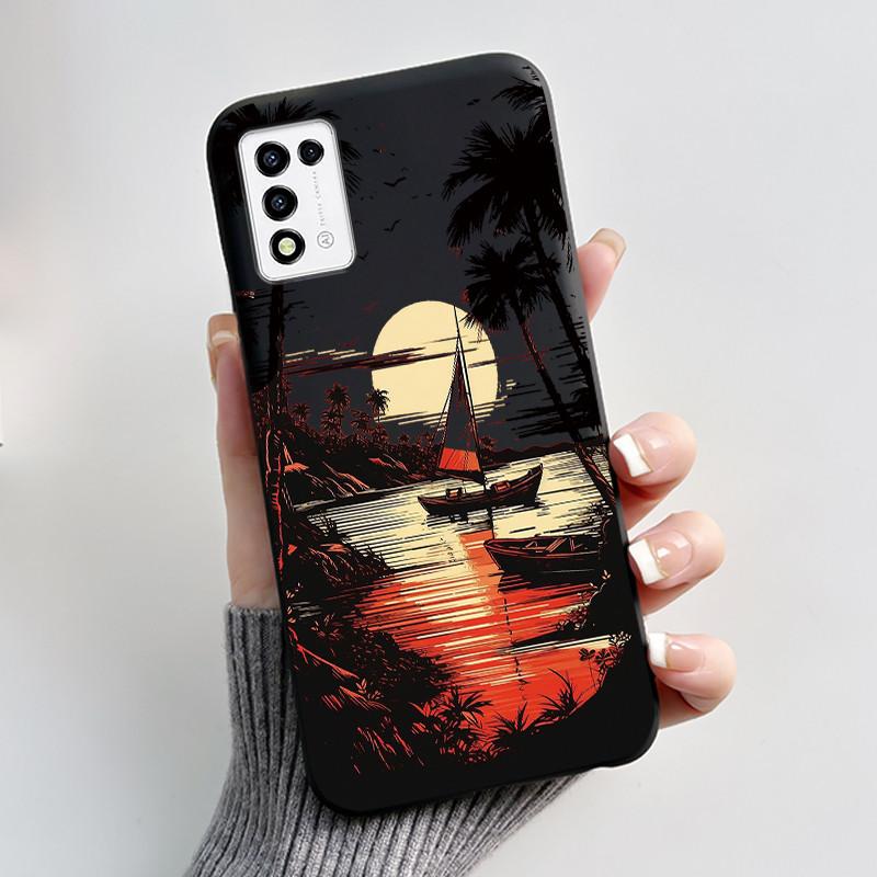 For ZTE Libero 5G III, A202ZT Soft Silicone Black Case For ZTE Libero 5G II, A103ZT Popular Pattern Panda Shockproof Shell
