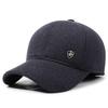 Winter Men's Velvet Thick Baseball Cap for Middle-Aged and Elderly Outdoor Ear Protection Cap Warm Cotton Cap