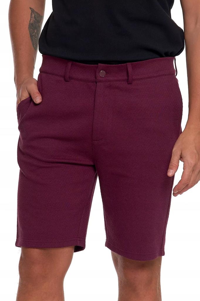 Men's Shorts with Zipper Pockets Elegant Summer MORAJ XL BROWN