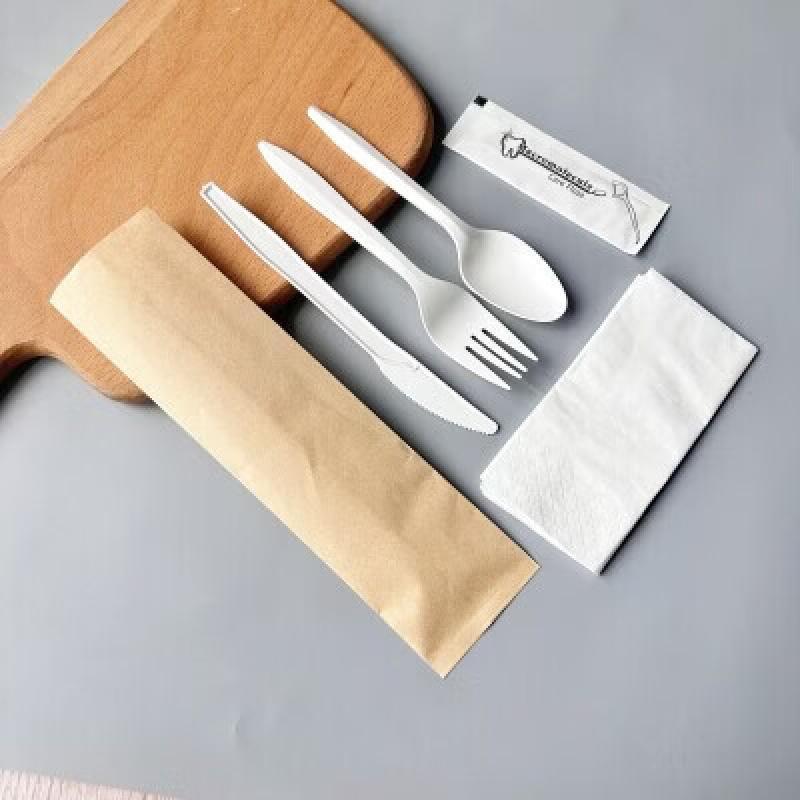 Chixing Disposable Corn Starch Cutlery Set