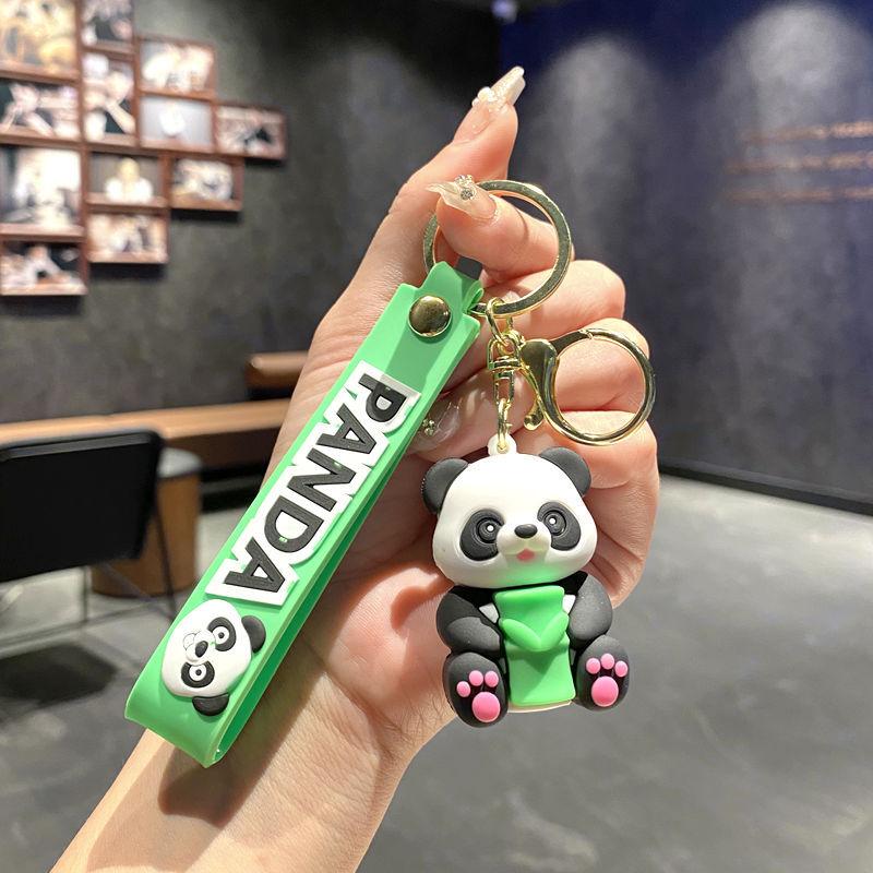 Cartoon Panda Keychain Pendant Panda Key Ring Key Chain Small Gifts Car Bag Pendant