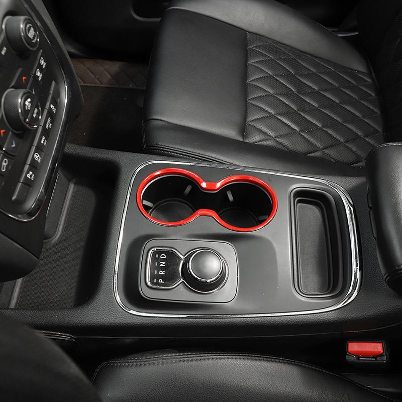 GXP1 BAWA Front Cup Holder Trim Decoration For Dodge Durango 2011 2012 2013 2014 2015 2016 2017 2018 2019 2020 2021 2022 2023