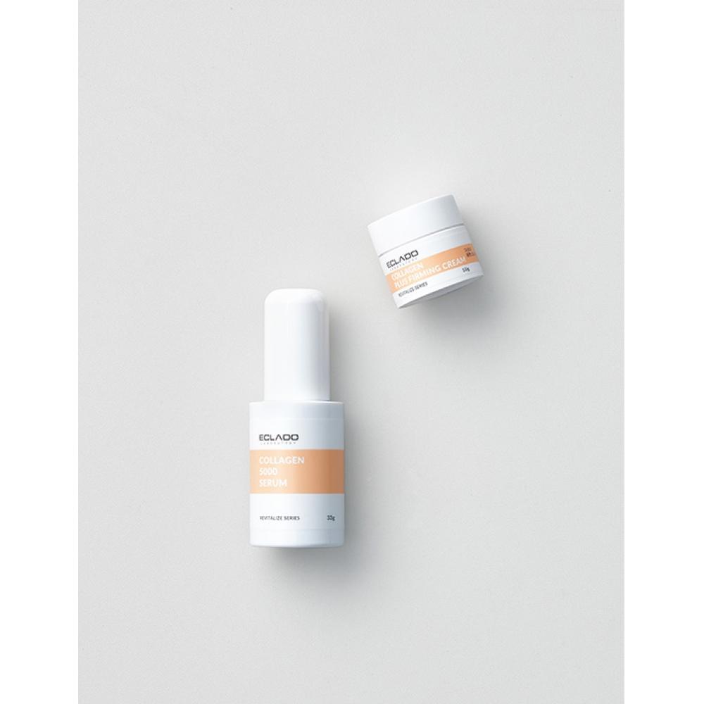 

Eclado Collagen 5x000ppm Nutritive Serum 33g Collagen Plus Firming Cream 10g free