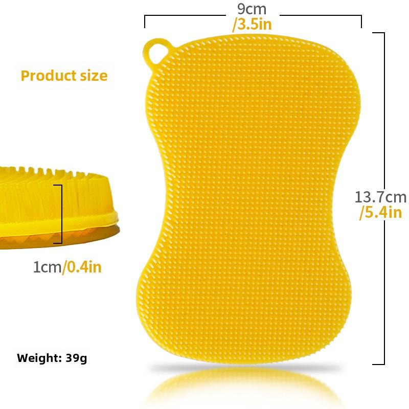 Life Artifact Silicone Brush Daily General Merchandise Decontamination Special Baijie Rag Silicone Dishwashing Artifact