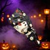 Women's Casual Halloween Printed Work for Ponytail, Shower and Hair Wrap