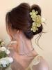2025 Leopard Print High-End Large Shark Hair Clip for Women