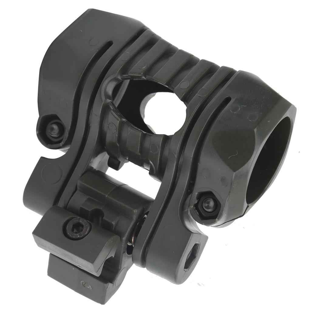 25mm uchwyt na latarkę na kask uchwyt na latarkę przenośna latarka plastikowy uchwyt zaciskowy