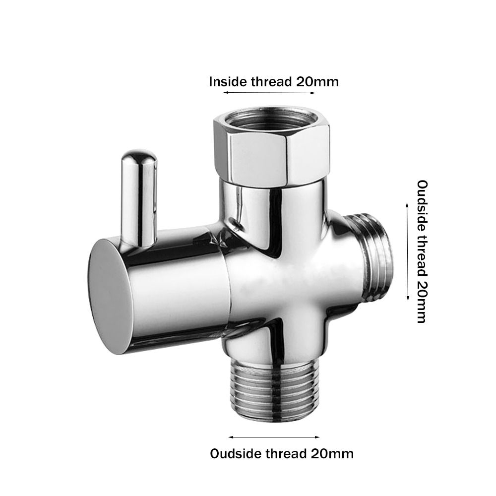 Аксессуары для ванной комнаты Душевая лейка Переключатель душа Тройник-адаптер для душа 3-ходовой разделитель воды Переключатель душа Переключатель для душевой штанги