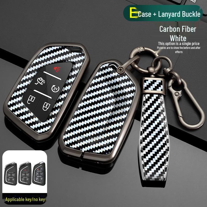 Cadillac Key Case: Fits XT5, CT5, XT6, XT4, CT ATSL, CT4, XTS - Shell Bag with Buckle