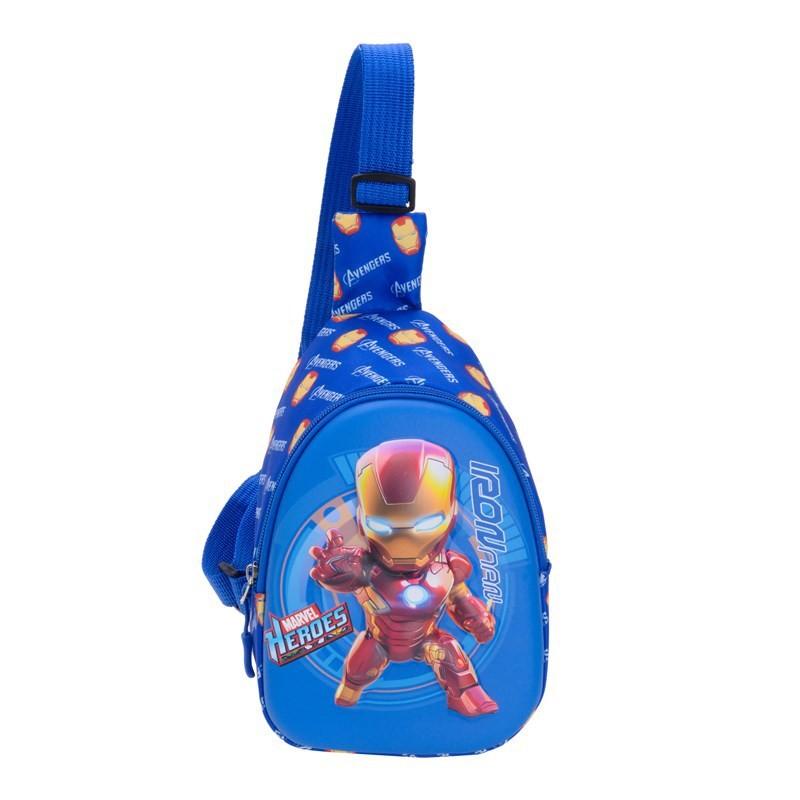 Superhero Cartoon Printed Shoulder Crossbody Chest Bag Outdoor Casual