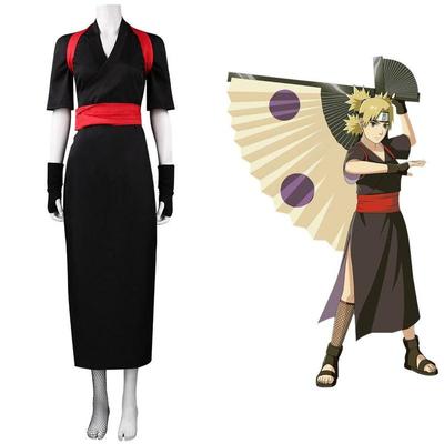 XS~3XL Women Anime Kimono Nara Temari Cosplay Costume Halloween Carnival Suit 4pcs Full Sets