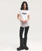 Kimseupeulesikoteunmakes Bam Denim Applique Tee White