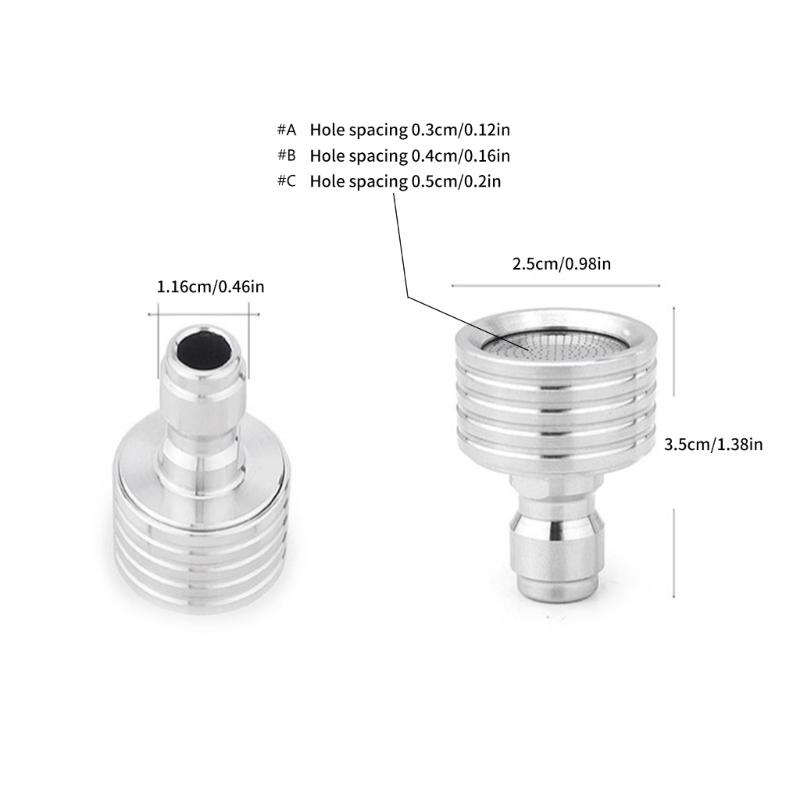 1/4 Quick Connect High Pressure Car Wash Nozzle With Sprayed Patterns For Efficient Cleaning Water Conservation Irrigation