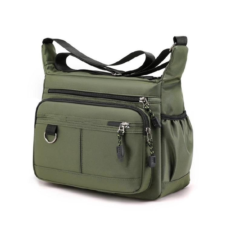 Oxfords Toted Bag for Men Shoulder Crossbody Handbag with Multi Pockets Zipper for Work Office Travel and Daily Use