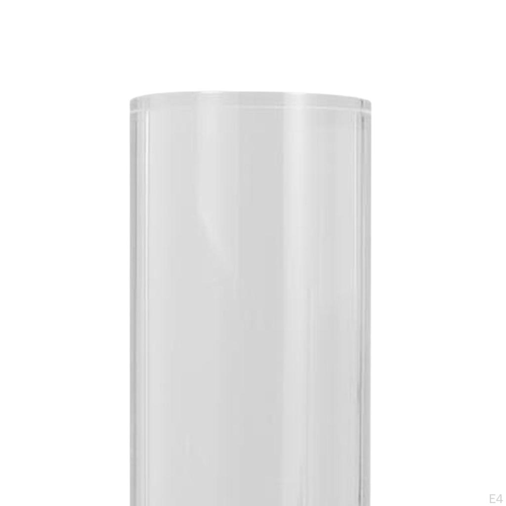 Acrylic Cylinder Display Stand, Clear Block Photography Base Holder, Closet Organizer, Rings