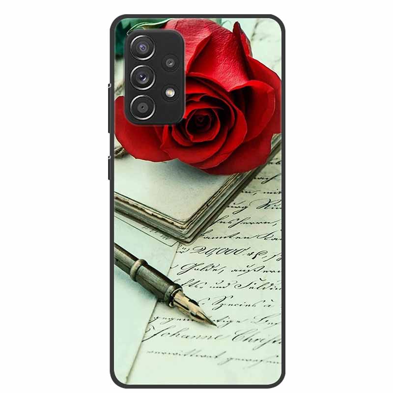 Für Coque Samsung A52s 5G Hülle Stoßfeste weiche Silikon-TPU-Rückseite für Samsung Galaxy A52s 5G Handyhüllen A52 S Niedlicher Cartoon