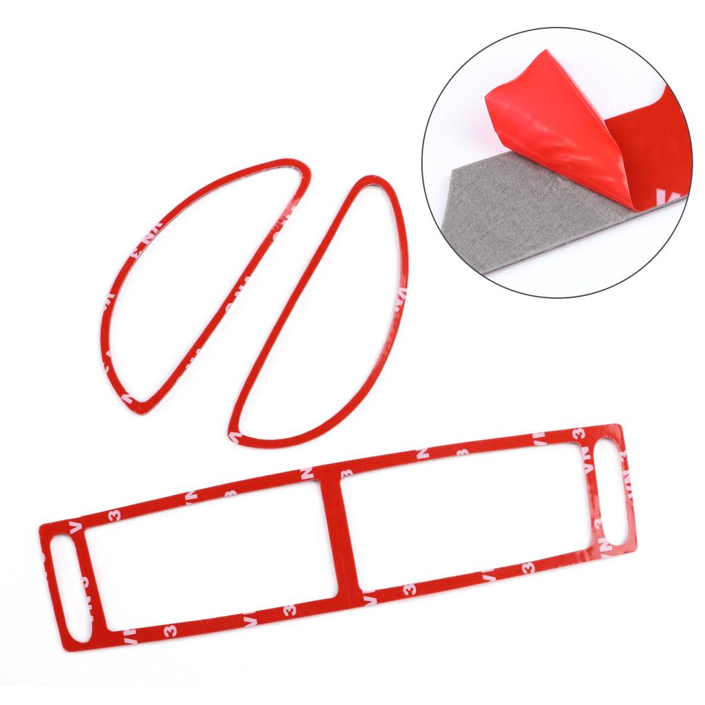 AIRSPEED Carbon Fiber Interior Center Control Air Conditioning Vent Sticker for SLK R171 Interior with Tape Mercedes-Benz (2nd Generation, 2004-2010)