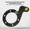 Steering Wheel Horn Button 6 Hole Carbon   Comfortable Touch Sensitive Replacement For  