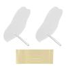 2pcs Acrylic Nail Tip Display Board Home Nail Salon Nail Art Showing Holder Rack for Artist Novice