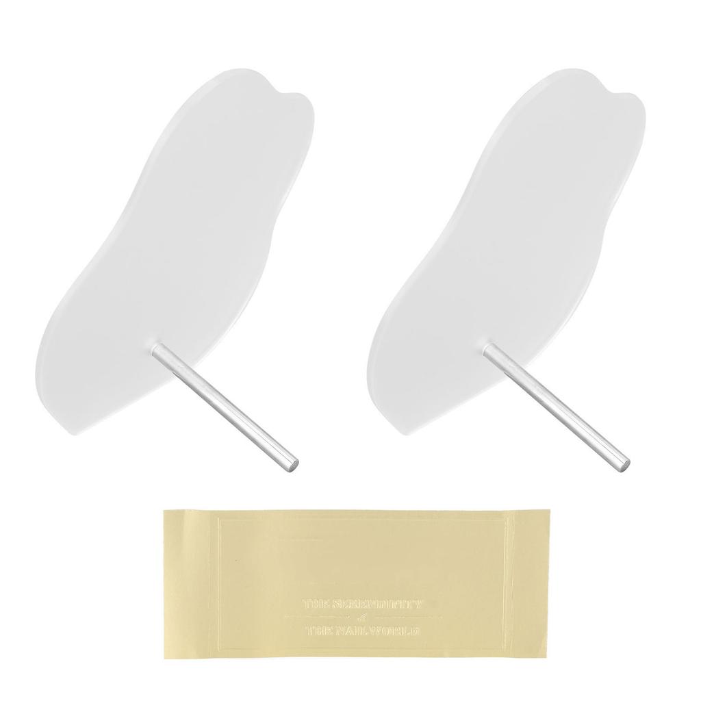 2pcs Acrylic Nail Tip Display Board Home Nail Salon Nail Art Showing Holder Rack for Artist Novice