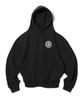 Circle Logo Oversized Hoodie (Black)