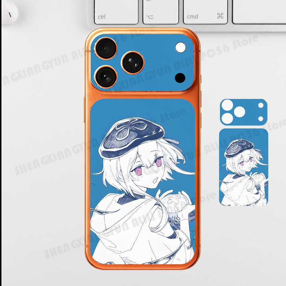 Game A-Arknights M-Mizuki For IPhone 17 Pro ProMax Full Back Cover Decal Wrap Skin Rear Protective Sticker Film