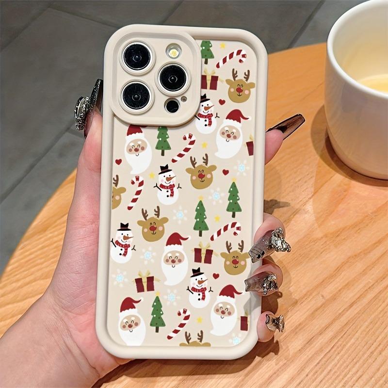 Santa Claus Reindeer And Snowman Phone Case For Xiaomi Redmi Note 14 Pro Plus 5G 13 12S 12 11 10 14C 13C 12C Soft Silicone Cover