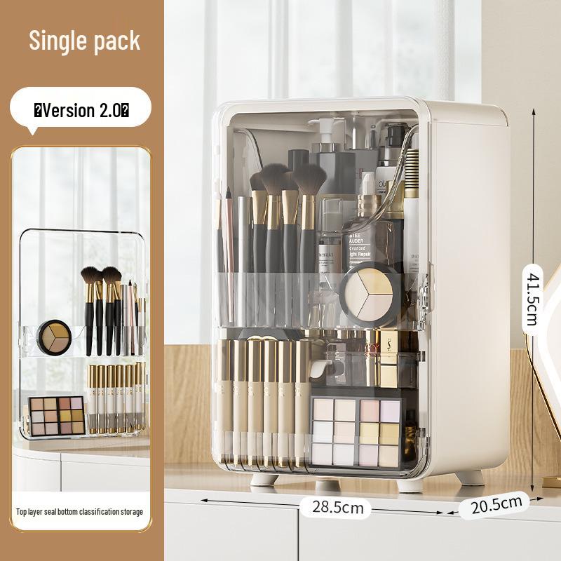 Haixing High-End Folding Cosmetic Storage Box - Lipstick & Makeup Organizer