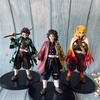 16 Anime Devil Killer Ghostbusters Character Kamado Tanjirou Action Character Agatsuma Zenitsu Nezuko Warrior PVC Model Toys