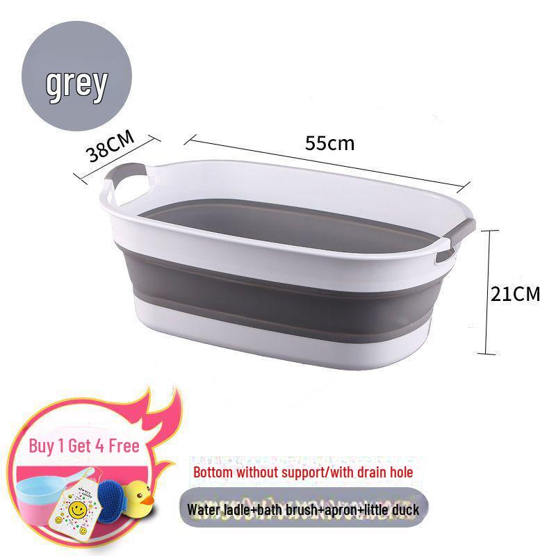 Foldable Pet Bath Tub for Small Dogs and Cats