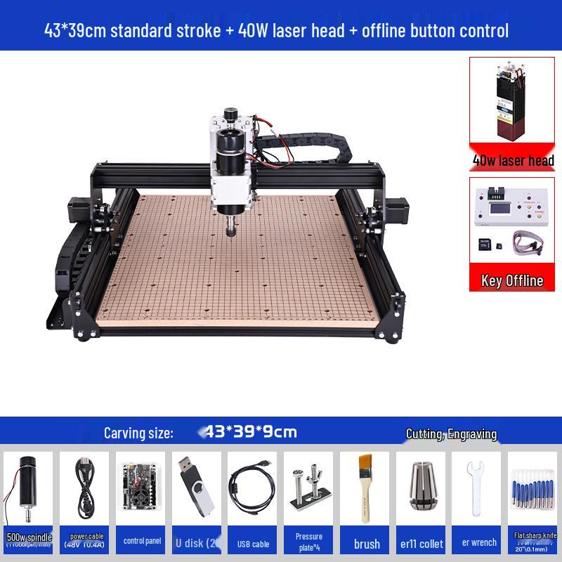 Multifunctional Desktop CNC Laser Engraving and Cutting Machine