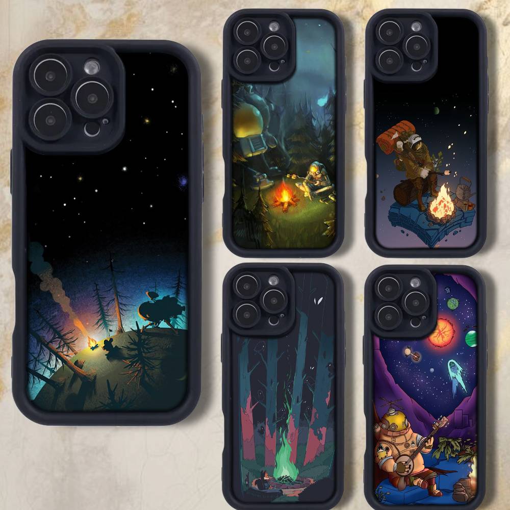 O-Outer W-Wilds Cool Phone Case For iPhone 17,16,15,14,13,12,Pro,Max,Plus,E,SE4,Air, emery Black Full Coverage TPU