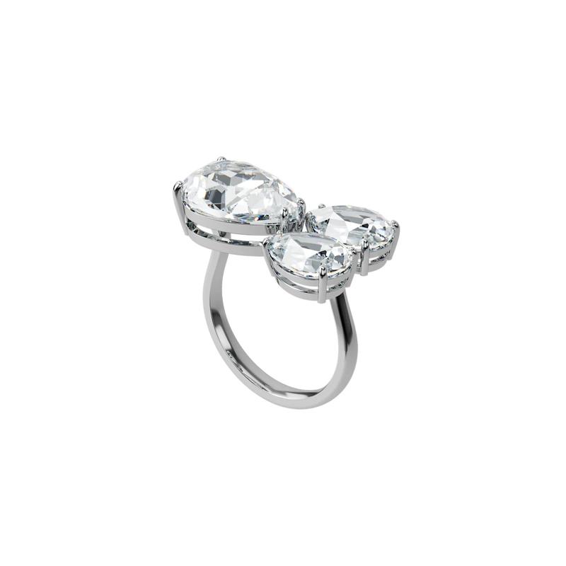 Swarovski Millenia Cocktail Pear Cut Ring Silver Women s 5601568