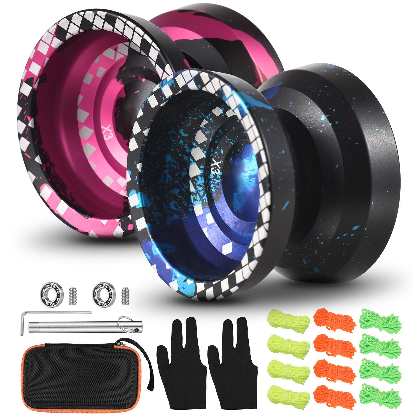 

2pcs Professional Yoyoball Aluminum Alloy Responsive Yoyoball with Unresponsive Bearing for Professionals Beginners