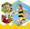 Adult and Child Costume Set Family Cosplay Outfit with Antenna Headband Wings and Striped Socks for Party Performance Halloween