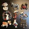 SKEDS Vintage Animal Brooch Exquisite High-end Design Rabbit Cat Dog Pin Elegant Corsage Accessory Coat Sweater Badge Gift