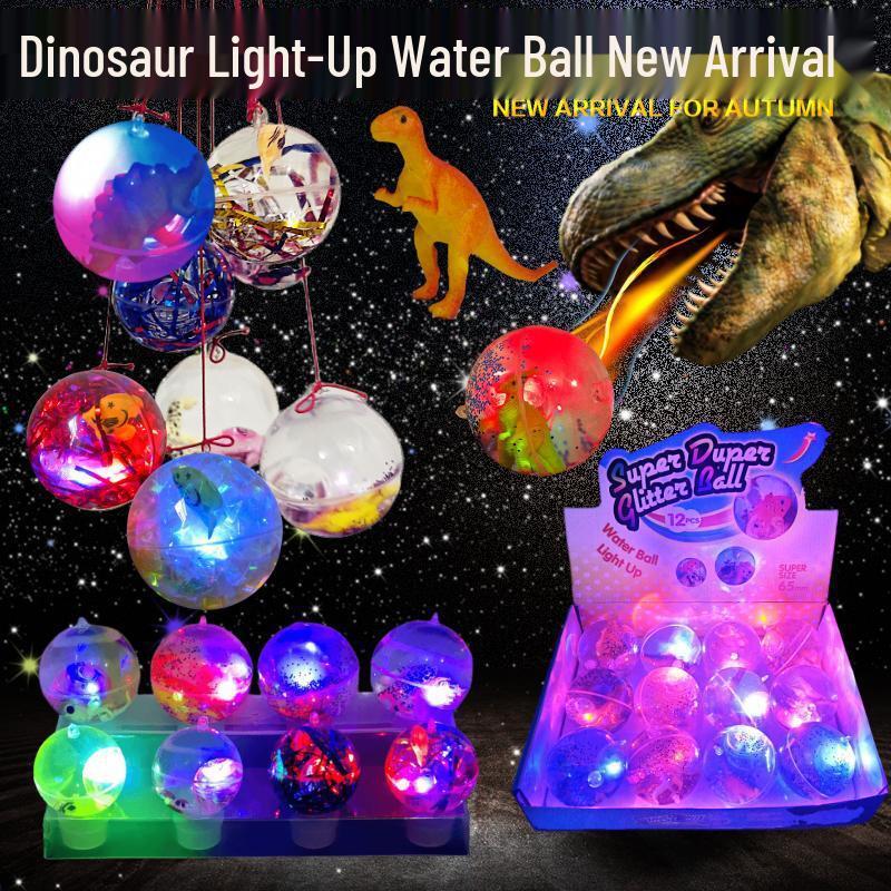 

Children s Luminous Animal Bouncy Ball - Flashing Cartoon Crystal Water Toy