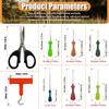Angelköder Rig Werkzeug Köder Rigging Nadel Swinger Bohrer Angelköder Nadel Spleißstifte Einfach zu bedienen