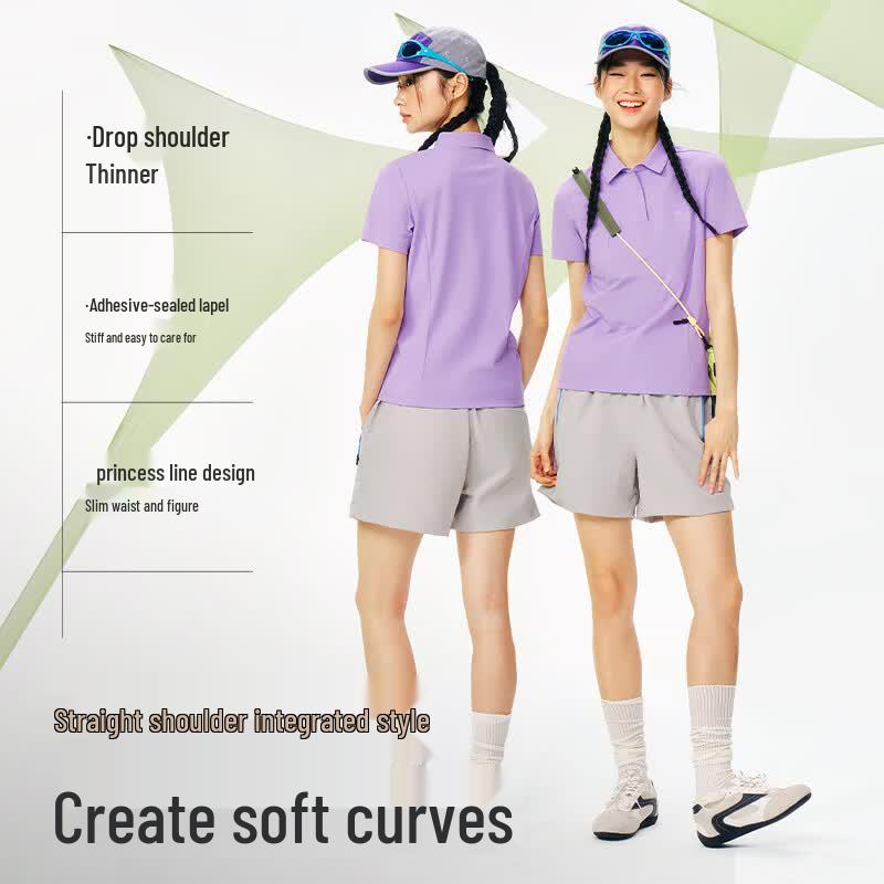 Camel Women's Short Sleeve Polo Shirt M26BA6P040